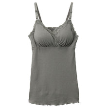 画像をギャラリービューアに読み込む, 授乳ブラ キャミソール マタニティ インナー カップ付き 産前 産後 カシュクール クロスオープン M~3L 下着 肌着 ローズマダム 授乳キャミ ブラキャミ 出産準備 カップ付きインナー (在庫限り)