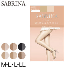 画像をギャラリービューアに読み込む, グンゼ サブリナ スルー ストッキング M-L・L-LL (GUNZE SABRINA レディース) (在庫限り)