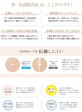 画像をギャラリービューアに読み込む, グンゼ サブリナ スルー ストッキング M-L・L-LL (GUNZE SABRINA レディース) (在庫限り)