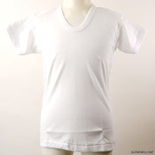 画像をギャラリービューアに読み込む, グンゼ 肌着 半袖 綿100% キッズ インナー 男の子 KGスキンタッチコットン 100cm~160cm (下着 綿 シャツ 白 子供 無地 綿100 U首 tシャツ 子ども 男子 敏感肌) (在庫限り)