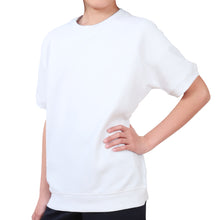 画像をギャラリービューアに読み込む, 体操服 半袖 大きいサイズ 体操着 S~3L 半そで 綿混 160 170 180 ゆったり 白 小学生 小学校 中学生 男子 女子 女の子 男の子 速乾 子供 綿 (在庫限り)