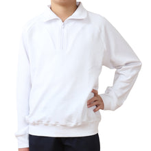 画像をギャラリービューアに読み込む, 体操服 長袖 襟付き 大きいサイズ 体操着 S~3L 衿つき ファスナー ゆったり 長そで 小学校 小学生 男子 女子 スクール 子供 キッズ ジュニア (在庫限り)