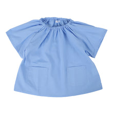 画像をギャラリービューアに読み込む, 幼稚園 スモック 半袖 スモッグ 撥水 女の子 男の子 無地 80~130cm 子供 保育園 幼児 かぶり 入園 キッズ 80 90 100 110 120 130 シンプル