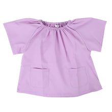 画像をギャラリービューアに読み込む, 幼稚園 スモック 半袖 スモッグ 撥水 女の子 男の子 無地 80~130cm 子供 保育園 幼児 かぶり 入園 キッズ 80 90 100 110 120 130 シンプル
