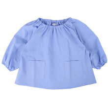 画像をギャラリービューアに読み込む, スモック 長袖 幼稚園 スモッグ 子供 撥水 キッズ 80~130cm 女の子 男の子 無地 80 90 100 110 120 130 お食事 エプロン 遊び着 保育園 子ども 入園準備