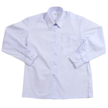 画像をギャラリービューアに読み込む, スクールシャツ 長袖 女子 カッターシャツ ホワイト 学生 フォーマル 無地 大きいサイズ SS S M L LL 3L b体 B体 学生服 ワイシャツ 小学 中学 高校 学校 女の子 制服 冬服 シャツ 抗菌防臭 スクログ (在庫限り)