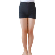 画像をギャラリービューアに読み込む, キッズ スパッツ レギンス 綿 0分丈 100cm~160cm (短め 一分丈 子供 子ども 女の子 ジュニア オーバーパンツ 黒 スカート下 保育園 小学生 インナー 下着)