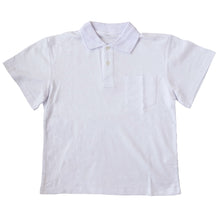 画像をギャラリービューアに読み込む, 吸汗速乾 鹿の子素材 スクール用半袖ポロシャツ(B品) 100cm~180cm (着替え 洗い替え 習字 いもほり どろんこ 野外学習 泥遊び お絵描き 粘土あそび 絵画教室) (在庫限り)