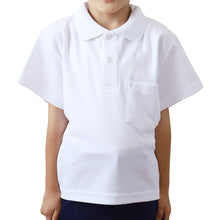 画像をギャラリービューアに読み込む, スクール ポロシャツ 半袖 小学生 キッズ 制服 スクールシャツ 100 110 120 130 140 150 160 170 180 cm 小学校 半そで 白 男子 女子 学生服 通学用 学校 学生ポロシャツ 男の子 女の子 通学着 大きいサイズ 部屋干し対策 乾きやすい