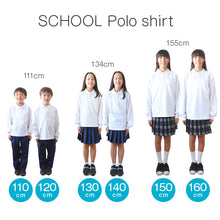 画像をギャラリービューアに読み込む, ポロシャツ キッズ 長袖 スクール 子供 小学生 制服 スクールシャツ 100 110 120 130 140 150 160 170 180 cm 小学校 男子 女子 白 大きいサイズ 学生服 通学用 学校 スクログ SchooLog スクールログ スクールポロシャツ 学生ポロシャツ 通学着 男の子 女の子 男女兼用