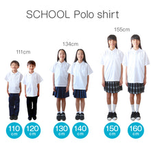 画像をギャラリービューアに読み込む, スクール ポロシャツ 半袖 キッズ 子供 スナップボタン スクールシャツ 制服 小学生 100 110 120 130 140 150 160 170 180 cm 男子 女子 小学校 白 学生服 通学用 夏服 学校 大きいサイズ スクールポロシャツ 学生ポロシャツ 学生服 制服 通学着 スクログ SchooLog