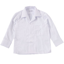 画像をギャラリービューアに読み込む, ストレッチ スクールシャツ 長袖 男子 開襟シャツ 110cmA~180cmB B体 学生服 ワイシャツ 中学生 高校生 男の子 制服 シャツ ノーアイロン Yシャツ