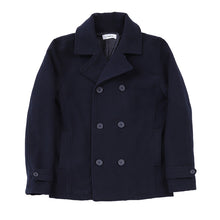 画像をギャラリービューアに読み込む, スクールコート 中学生 ピーコート 男子 女子 軽い 黒 紺 M~5L 高校生 学生 学校 制服 子供 コート Pコート メンズ レディース 冬 大きいサイズ キッズ 防寒 暖かい 通学 シンプル M L LL 3L 4L 5L (送料無料)