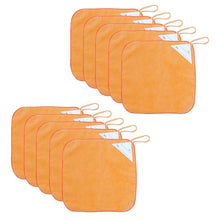 画像をギャラリービューアに読み込む, 【10枚セット】 ループ付き タオル ループタオル 綿100 まとめ買い ハンドタオル 保育園 幼稚園 20cm 20cm×20cm ループ付タオル 子供用 キッズ 男の子 女の子 名前 入園準備 無地 紐付きタオル ウォッシュタオル 小さいタオル 子供用タオル 園児用タオル ハンカチ 入園