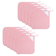 画像をギャラリービューアに読み込む, 【10枚セット】 ループ付き タオル ループタオル 綿100 まとめ買い ハンドタオル 保育園 幼稚園 20cm 20cm×20cm ループ付タオル 子供用 キッズ 男の子 女の子 名前 入園準備 無地 紐付きタオル ウォッシュタオル 小さいタオル 子供用タオル 園児用タオル ハンカチ 入園