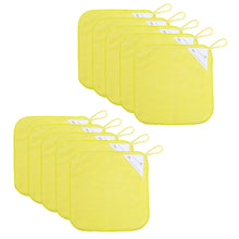 画像をギャラリービューアに読み込む, 【10枚セット】 ループ付き タオル ループタオル 綿100 まとめ買い ハンドタオル 保育園 幼稚園 20cm 20cm×20cm ループ付タオル 子供用 キッズ 男の子 女の子 名前 入園準備 無地 紐付きタオル ウォッシュタオル 小さいタオル 子供用タオル 園児用タオル ハンカチ 入園