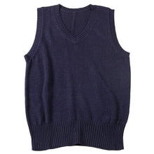 画像をギャラリービューアに読み込む, スクールベスト 女子 スクール ベスト 制服 ニット 秋 冬 Vネック S~3L (通学 学生 女子高生 高校生 中学生 ウール混 洗える シンプル 無地 大きいサイズ S M L LL 3L)