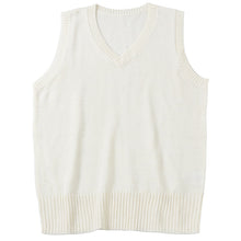 画像をギャラリービューアに読み込む, スクールベスト 女子 スクール ベスト 制服 ニット 秋 冬 Vネック S~3L (通学 学生 女子高生 高校生 中学生 ウール混 洗える シンプル 無地 大きいサイズ S M L LL 3L)