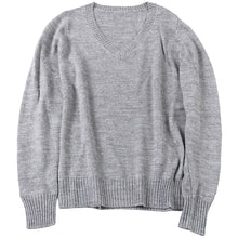 画像をギャラリービューアに読み込む, オフィス vネック ニット 洗える レディース セーター スーツ 無地 シンプル S M L LL 3L Vネック V首 ウール 長袖 秋冬 洗濯機 仕事 制服 ビジネス ブレザー シンプル 黒 紺 グレー 白 大きいサイズ 30代 40代 防寒 秋 冬 暖かい
