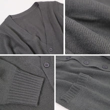 画像をギャラリービューアに読み込む, スクールカーディガン 女子 高校生 ウール 暖かい 洗える S~3L ゆったり 制服 冬 ニット 洗える スクール カーディガン 学生 黒 グレー ベージュ 中学生 小学生 大きいサイズ S M L LL 3L