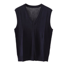 画像をギャラリービューアに読み込む, ベスト 男子 スクールベスト Vネック S~3L 洗える 制服 ニットベスト スクール ウール シンプル 無地 グレー 黒 紺 高校生 中学生 大きいサイズ ジレ チョッキ S M L LL 3L