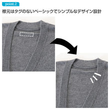 画像をギャラリービューアに読み込む, カーディガン 学生 制服 スクールカーディガン 男子 高校生 ウール S~3L 洗える vネック ニット 無地 メンズ 黒 紺 グレー 大きいサイズ S M L LL 3L シンプル