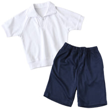 画像をギャラリービューアに読み込む, 体操服 上下セット 半袖 ハーフパンツ 体操着 大きいサイズ 2点セット S~3L 小学生 中学生 男子 女子 半そで 半ズボン 短パン スクール 体育 衣替え 子供 子ども キッズ (送料無料)