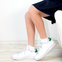 画像をギャラリービューアに読み込む, スクールソックス 黒 スニーカー丈 靴下 くるぶし 女子 男子 14-16cm~24-26cm スニーカーソックス 白 無地 学校 ソックス キッズ ジュニア 学生 子供 小学生 中学生 通学