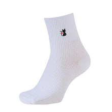 画像をギャラリービューアに読み込む, スクールソックス ワンポイント 女子 男子 ショート丈 靴下 14-16cm~18-20cm (白 紺 黒 通園 通学 ソックス 小学生 学校 子供 キッズ 両面刺繍 スクログ)