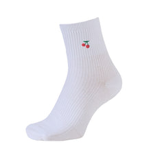 画像をギャラリービューアに読み込む, スクールソックス ワンポイント 女子 男子 ショート丈 靴下 14-16cm~18-20cm (白 紺 黒 通園 通学 ソックス 小学生 学校 子供 キッズ 両面刺繍 スクログ)