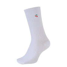 画像をギャラリービューアに読み込む, スクールソックス ワンポイント 女子 男子 クルー丈 靴下 14-16cm~18-20cm (白 紺 黒 通園 通学 ソックス 小学生 学校 子供 キッズ 両面刺繍 スクログ)