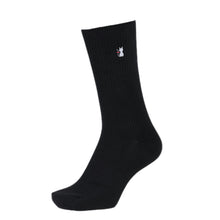 画像をギャラリービューアに読み込む, スクールソックス ワンポイント 女子 男子 クルー丈 靴下 14-16cm~18-20cm (白 紺 黒 通園 通学 ソックス 小学生 学校 子供 キッズ 両面刺繍 スクログ)