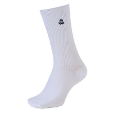 画像をギャラリービューアに読み込む, スクールソックス ワンポイント 女子 男子 クルー丈 靴下 20-22cm~24-26cm (白 紺 黒 学生 通学 ソックス 高校生 中学生 両面刺繍 スクログ)