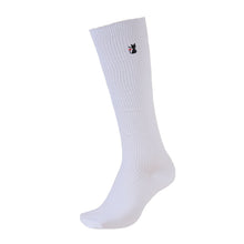 画像をギャラリービューアに読み込む, スクールソックス ワンポイント ハイソックス 女子 男子 靴下 14-16cm~18-20cm (白 紺 黒 通園 通学 ソックス 小学生 学校 子供 キッズ 両面刺繍 スクログ)