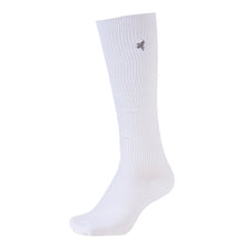 画像をギャラリービューアに読み込む, スクールソックス ワンポイント ハイソックス 女子 男子 靴下 20-22cm~24-26cm (白 紺 黒 学生 通学 ソックス 高校生 中学生 両面刺繍 スクログ)