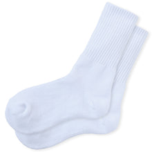 画像をギャラリービューアに読み込む, スクールソックス 靴下 クルー丈 厚手 丈夫 補強 無地 白 黒 抗菌防臭 吸汗速乾 男子 女子 学校用 通学用 クッション 体育 制服 学生服 子ども キッズ 小学生 中学生 高校生 14-16cm~24-26cm