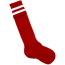 画像をギャラリービューアに読み込む, サッカー ソックス 靴下 ハイソックス キッズ ジュニア 男子 女子 サポート 日本製 19-21cm 22-24cm 25-27cm 27-29cm 伸縮性 テーピング 丈夫 エンジ 黒 フットサル バレーボール チア チーム ユニフォーム (在庫限り)