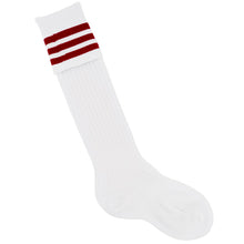 画像をギャラリービューアに読み込む, サッカー ソックス 靴下 ハイソックス キッズ ジュニア 男子 女子 サポート 日本製 19-21cm 22-24cm 25-27cm 27-29cm 伸縮性 テーピング 丈夫 エンジ 黒 フットサル バレーボール チア チーム ユニフォーム (在庫限り)