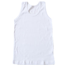 画像をギャラリービューアに読み込む, 綿100% タンクトップ 肌着 子供 男の子 ランニングシャツ 100cm~170cm 下着 110 120 130 140 150 160 170 子ども キッズ インナー 小学生 男児 スクール 白 無地 コットン ランニング シャツ