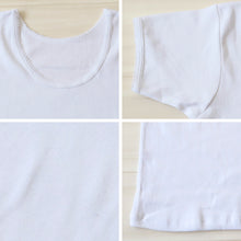 画像をギャラリービューアに読み込む, 女の子 半袖 インナー シャツ 綿100% 100cm~160cm (コットン100% 肌にやさしい 半袖シャツ 子供 肌着 キッズ ベビー 小学生 スクールインナー 白 無地 保育園 幼稚園 110 120 130 140 150)
