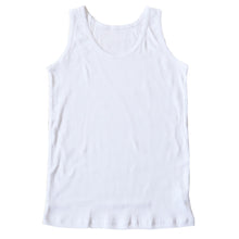 画像をギャラリービューアに読み込む, 綿100% タンクトップ 子供 肌着 女の子 100cm~160cm (子ども キッズ インナー 小学生 スクール 白 女児 無地 コットン コットン100)
