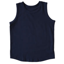 画像をギャラリービューアに読み込む, キッズ タンクトップ 無地 子供 ノースリーブ tシャツ 裾ラウンド 100cm~160cm 子ども 男の子 女の子 100 110 120 130 140 150 160 インナー 背中が出ない 綿 子供服 トップス 春 夏 重ね着 ジュニア シンプル