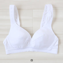 画像をギャラリービューアに読み込む, スポーツブラ 綿 ノンワイヤーブラジャー SS~LL (ノンワイヤーブラ ブラジャー 子供 ジュニアブラ インナー) (在庫限り)