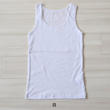 画像をギャラリービューアに読み込む, 綿100% 胸二重 タンクトップ 子供 肌着 女の子 130~165cm (ジュニア 肌着 子ども キッズ インナー 小学生 スクール 女児 白 無地 コットン)