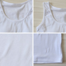 画像をギャラリービューアに読み込む, 綿100% カップ付き タンクトップ ジュニア 肌着 女の子 130~165cm (子供 肌着 子ども キッズ インナー 小学生 スクール 女児 白 無地 コットン)