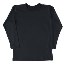 画像をギャラリービューアに読み込む, 子ども インナー 長袖 男の子 裏起毛 丸首シャツ 100cm~170cm クルーネック あったかインナー 子供 肌着 防寒 裏微起毛 冬 小学生 大きいサイズ 100 110 120 130 140 150 160 170 (在庫限り)