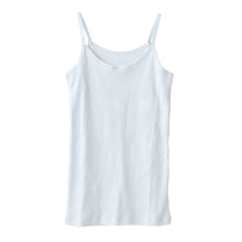 画像をギャラリービューアに読み込む, 胸二重 キャミソール 小学生 キッズ インナー 女の子 肌着 綿100% リブ 140cm~160cm ジュニア 子供 下着 コットン 綿100 140 150 160 タグなし ノースリーブ 女子 女児