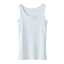 画像をギャラリービューアに読み込む, 胸二重 タンクトップ キッズ 小学生 胸二重インナー 女の子 肌着 綿100% リブ 140cm~160cm スクール インナー 子供 下着 シャツ ノースリーブ コットン 綿100 ジュニア 140 150 160 タグなし