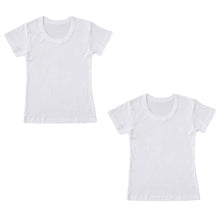画像をギャラリービューアに読み込む, キッズ インナー 半袖 男児 半袖シャツ 男の子 白 肌着 2枚組 100cm~160cm (丸首 男子 半袖インナー ボーイズ 子ども 子供 下着 アンダーウェア)
