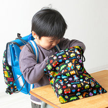 画像をギャラリービューアに読み込む, 体操服袋 お着換え袋 巾着袋 巾着 大 給食袋 子供 入園準備 34.5cm×28.5cm 男の子 女の子 小学校 保育園 着替え入れ かわいい シンプル 無地 スクール 入学準備 綿100 (在庫限り)